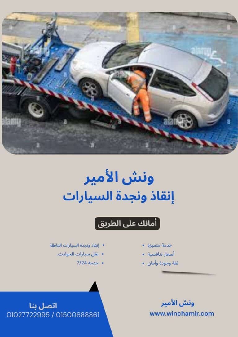 ونش إنقاذ في المحلة الكبرى