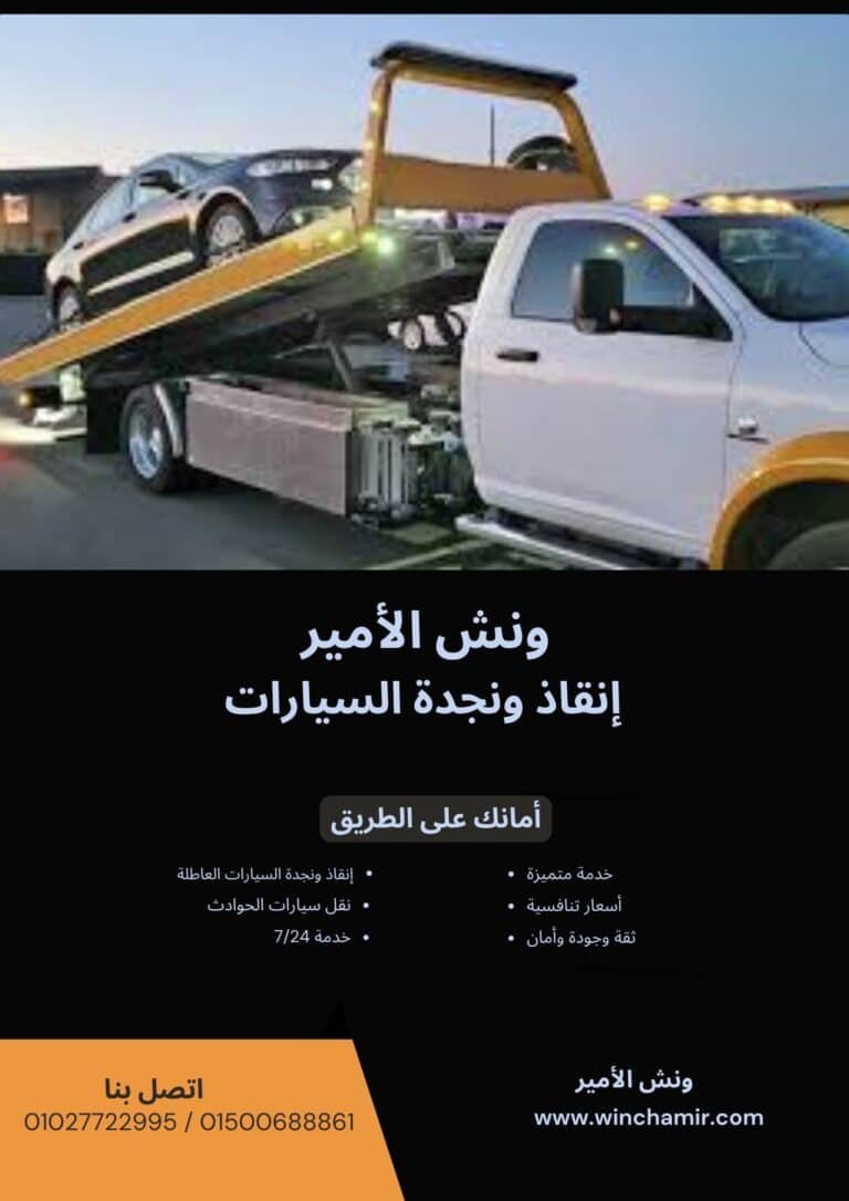 ونش إنقاذ في طلخا